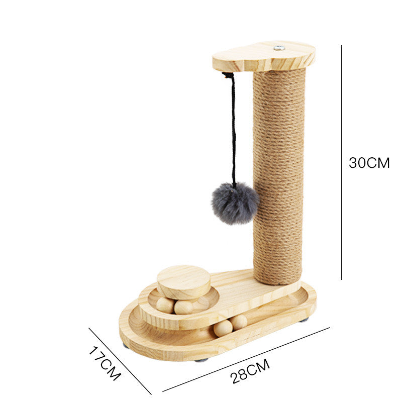 Discover the Joy of Playtime with Our Pet Solid Wood Turntable Chew Interactive Toy
